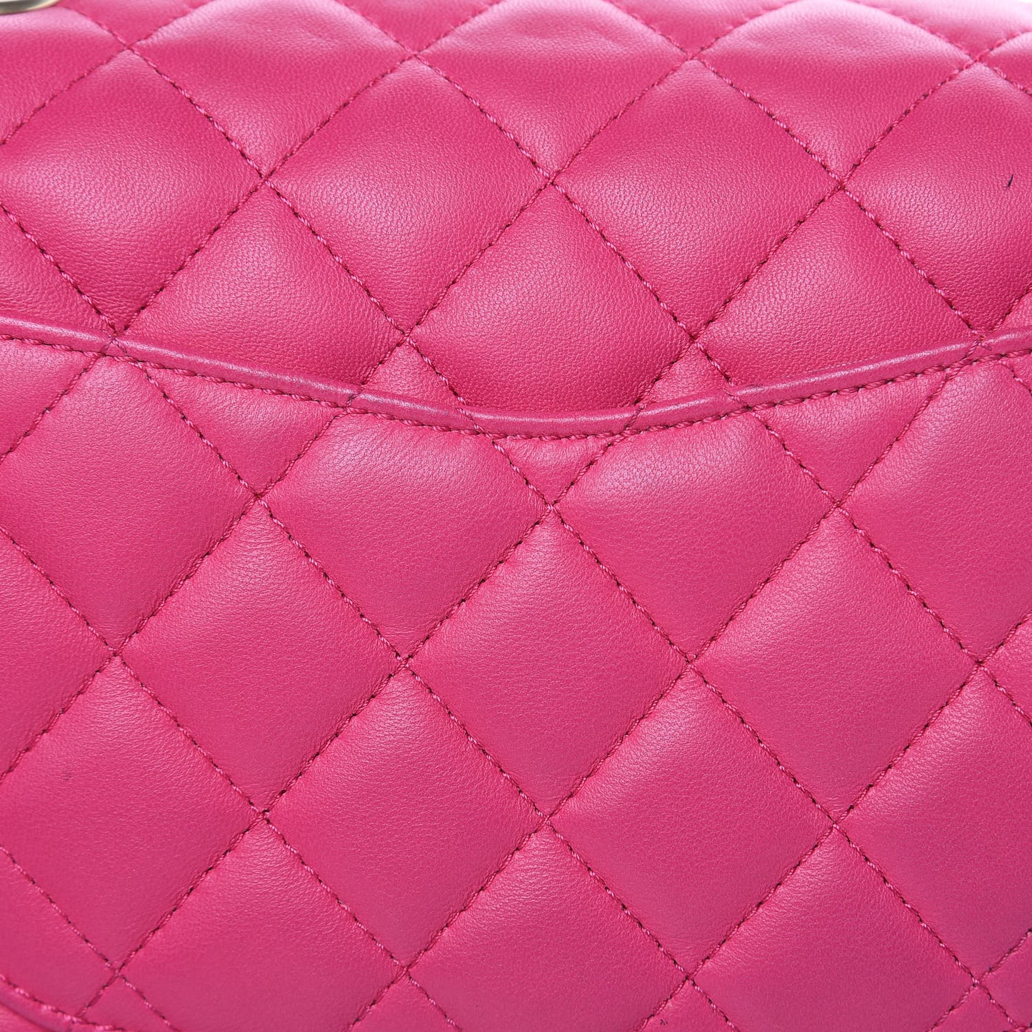 Lambskin Quilted Medium Mademoiselle Chic Flap Pink