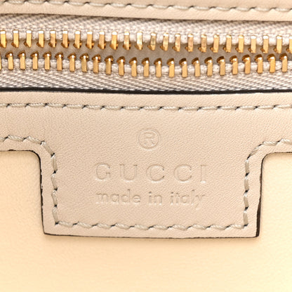 Gucci Ancora Calfskin Web Small Jackie Shoulder Bag Light Grey 6 of 10