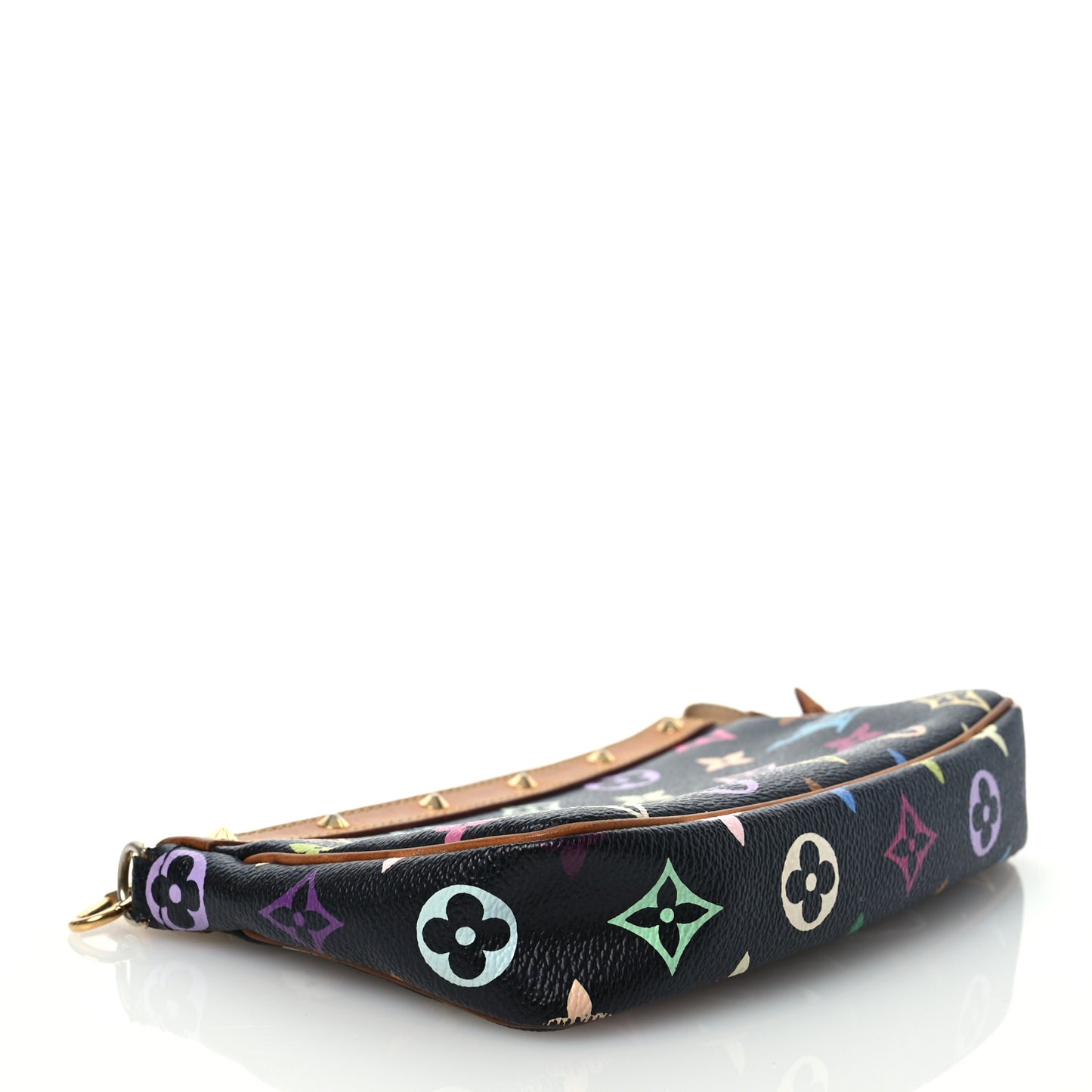 Monogram Multicolor Pochette Accessories Black