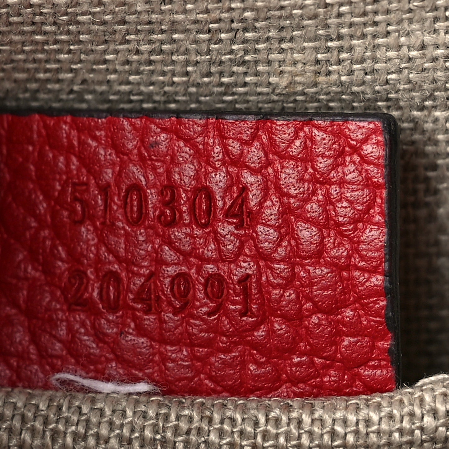 Dollar Calfskin Small Interlocking G Shoulder Bag Red