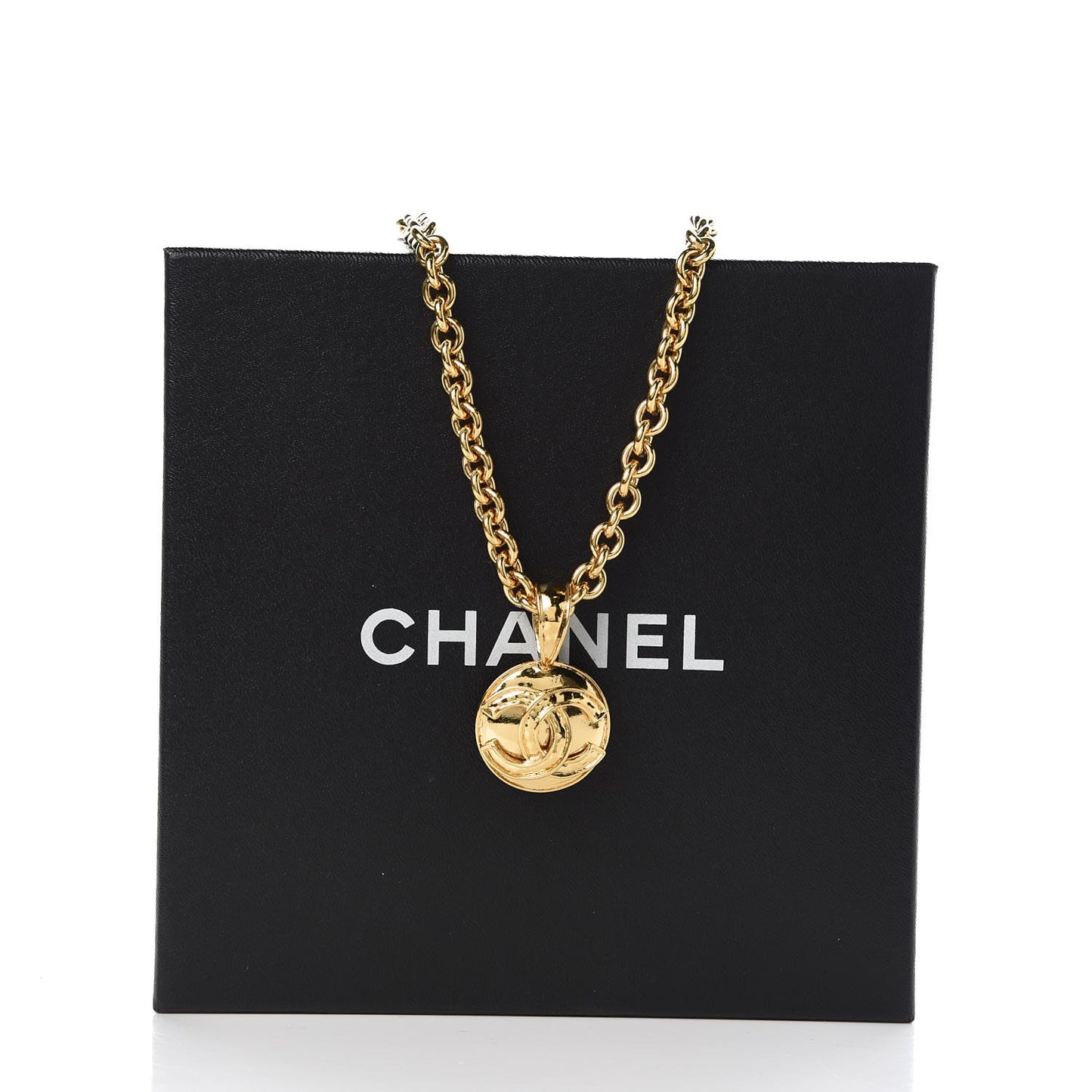 CC Pendant Necklace Gold