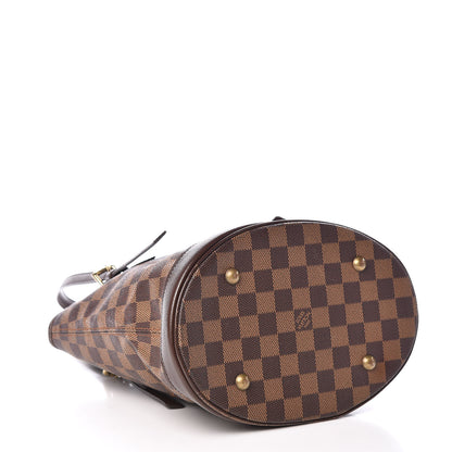 Louis Vuitton Damier Ebene Marais Bucket 23 4 of 15