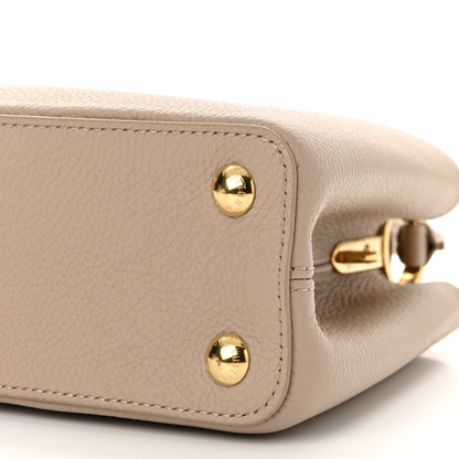 Louis Vuitton Taurillon Capucines BB Galet 9 of 9