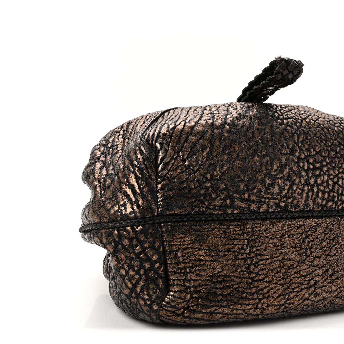 Metallic Nappa Small Spy Bronze Black