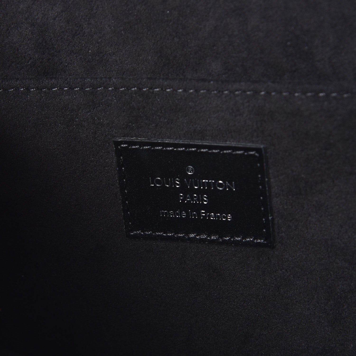 Louis Vuitton Calfskin Souple Pochette Jour PM Black 6 of 8