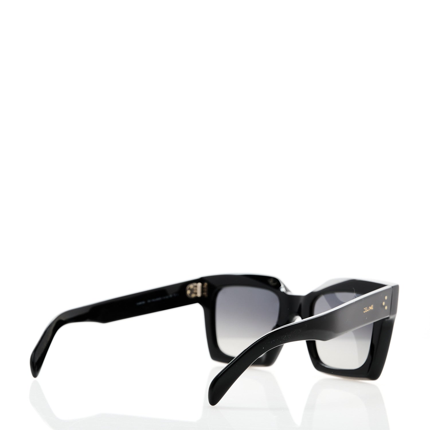 Celine Acetate Square Sunglasses CL401301 Black 4 of 6