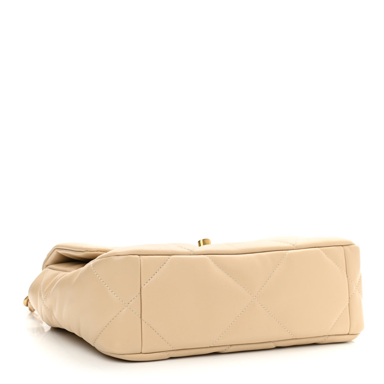 Chanel Lambskin Quilted Medium Chanel 19 Flap Beige 4 of 10