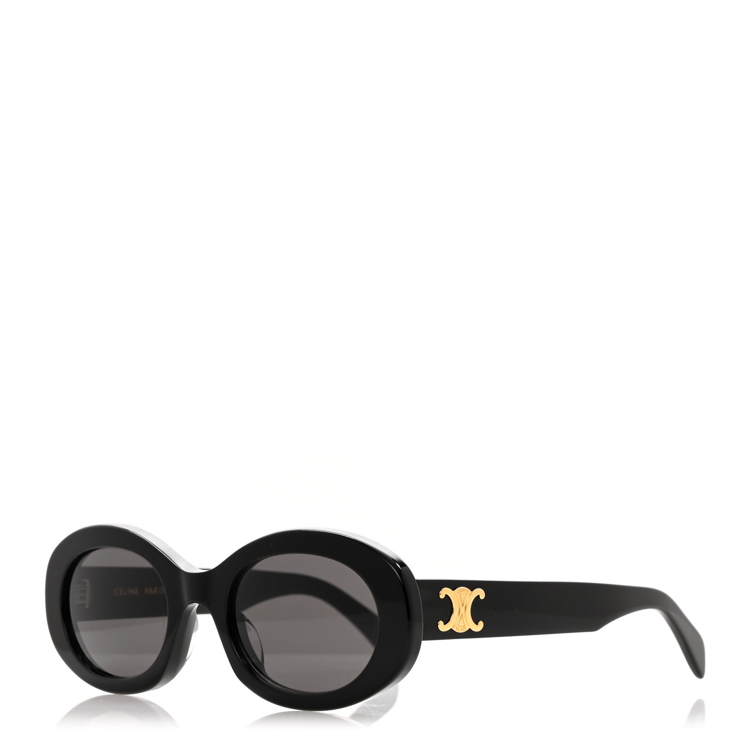 Celine Acetate Triomphe 01 Sunglasses CL 40194U Black 1 of 11