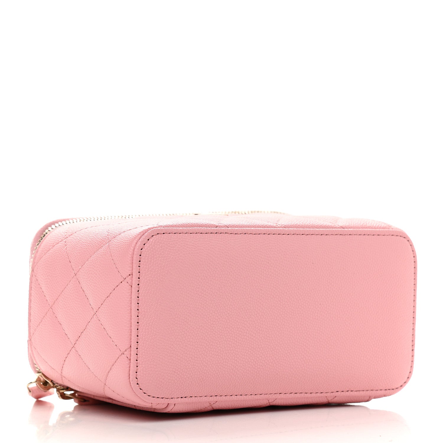 Chanel Caviar Quilted Small Vanity Case With Chain Pink 4 of 9