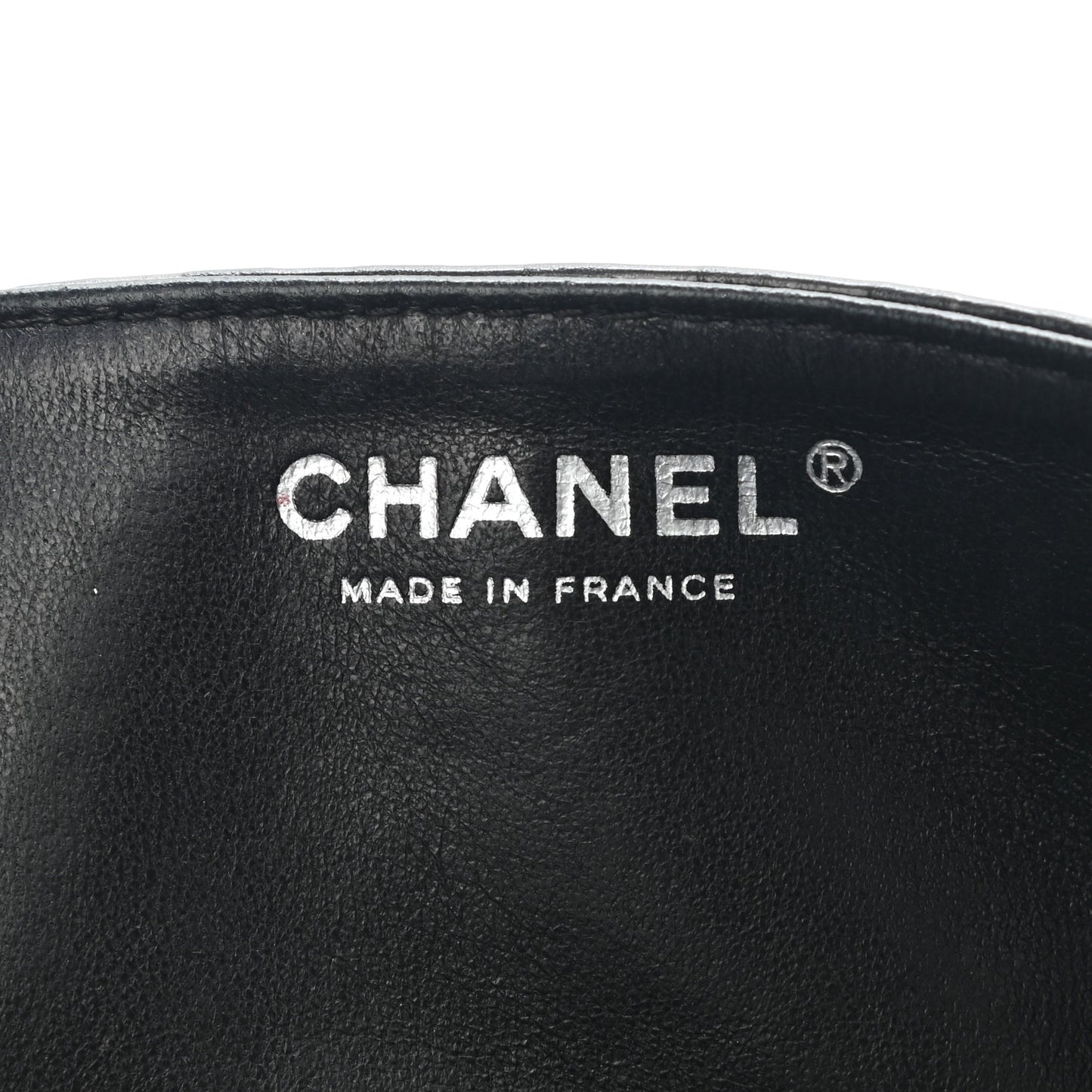 Metallic Calfskin Striped 2.55 Reissue Flap Black