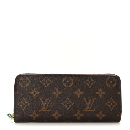 Louis Vuitton Monogram Clemence Wallet Turquoise 1 of 6