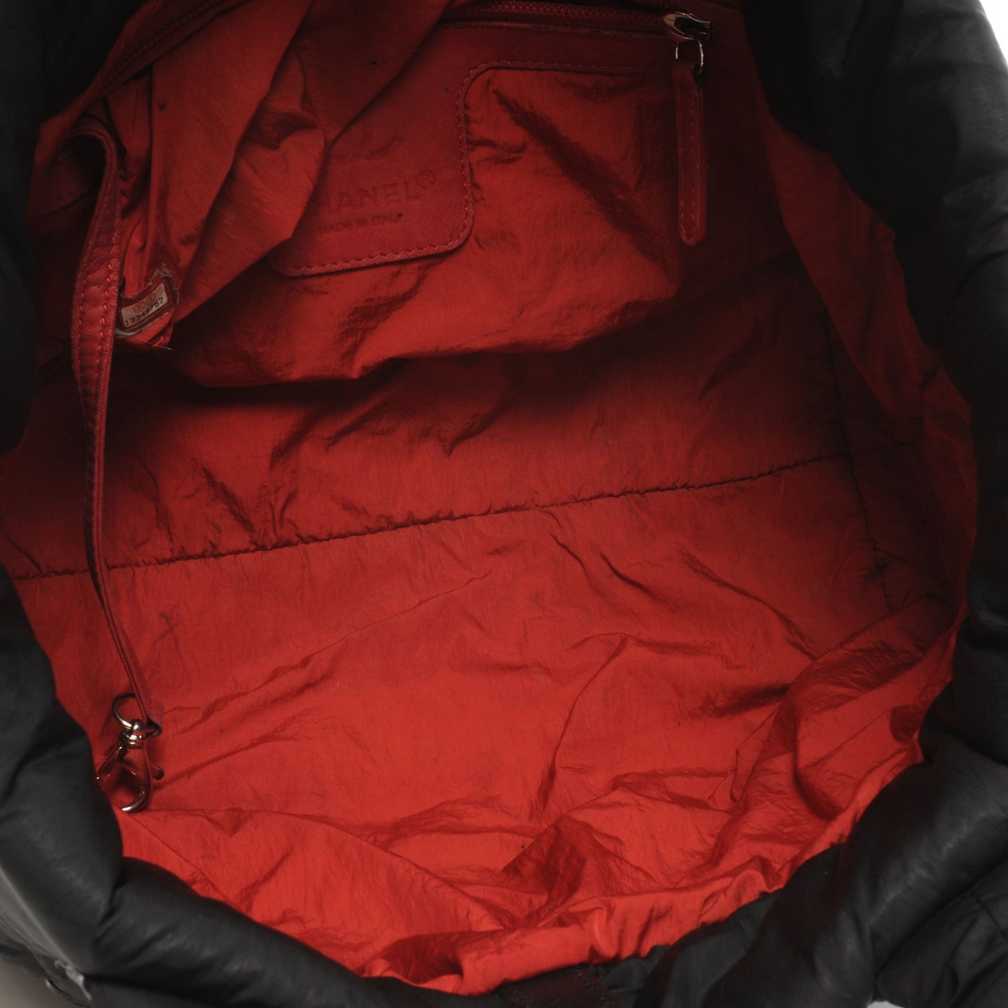 Small Nylon Coco Cocoon Tote Black
