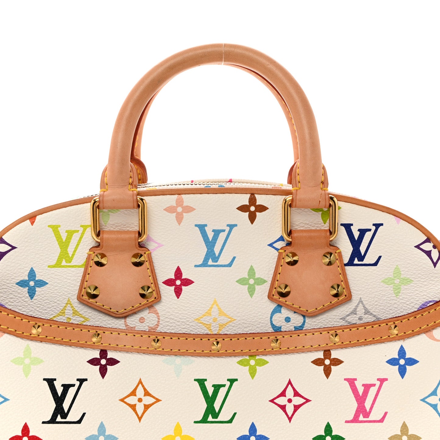 Monogram Multicolor Trouville White