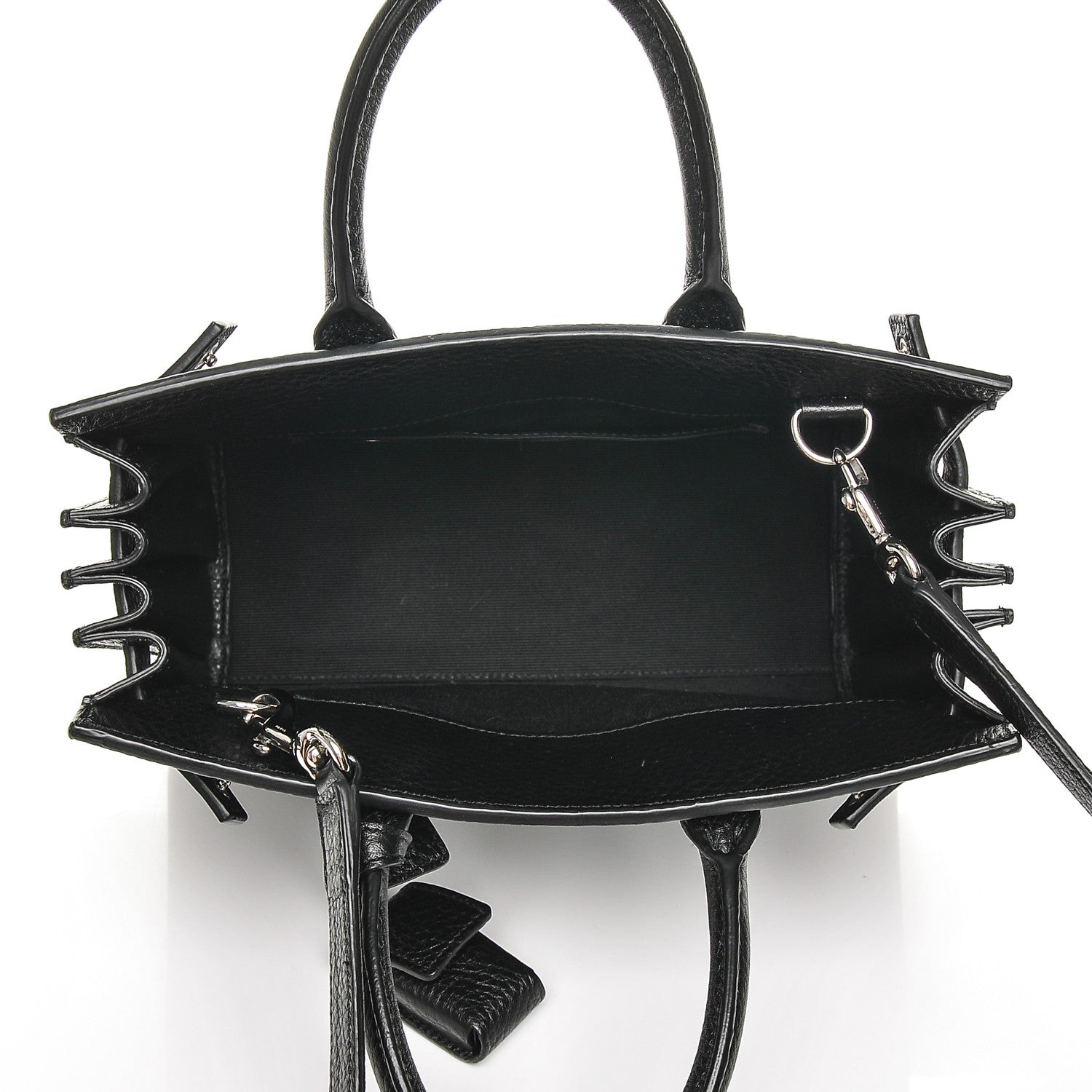 Saint Laurent Grained Calfskin Nano Sac De Jour Black 5 of 7