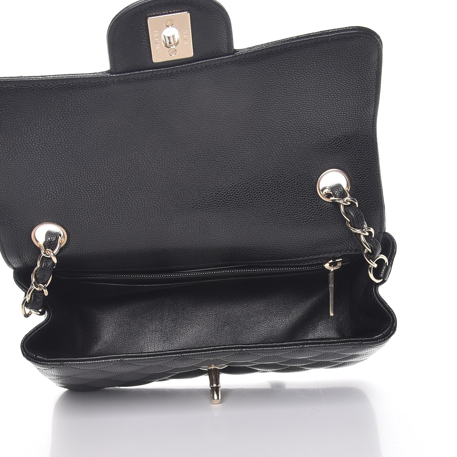 Chanel Caviar Quilted Mini Rectangular Flap Black 5 of 8
