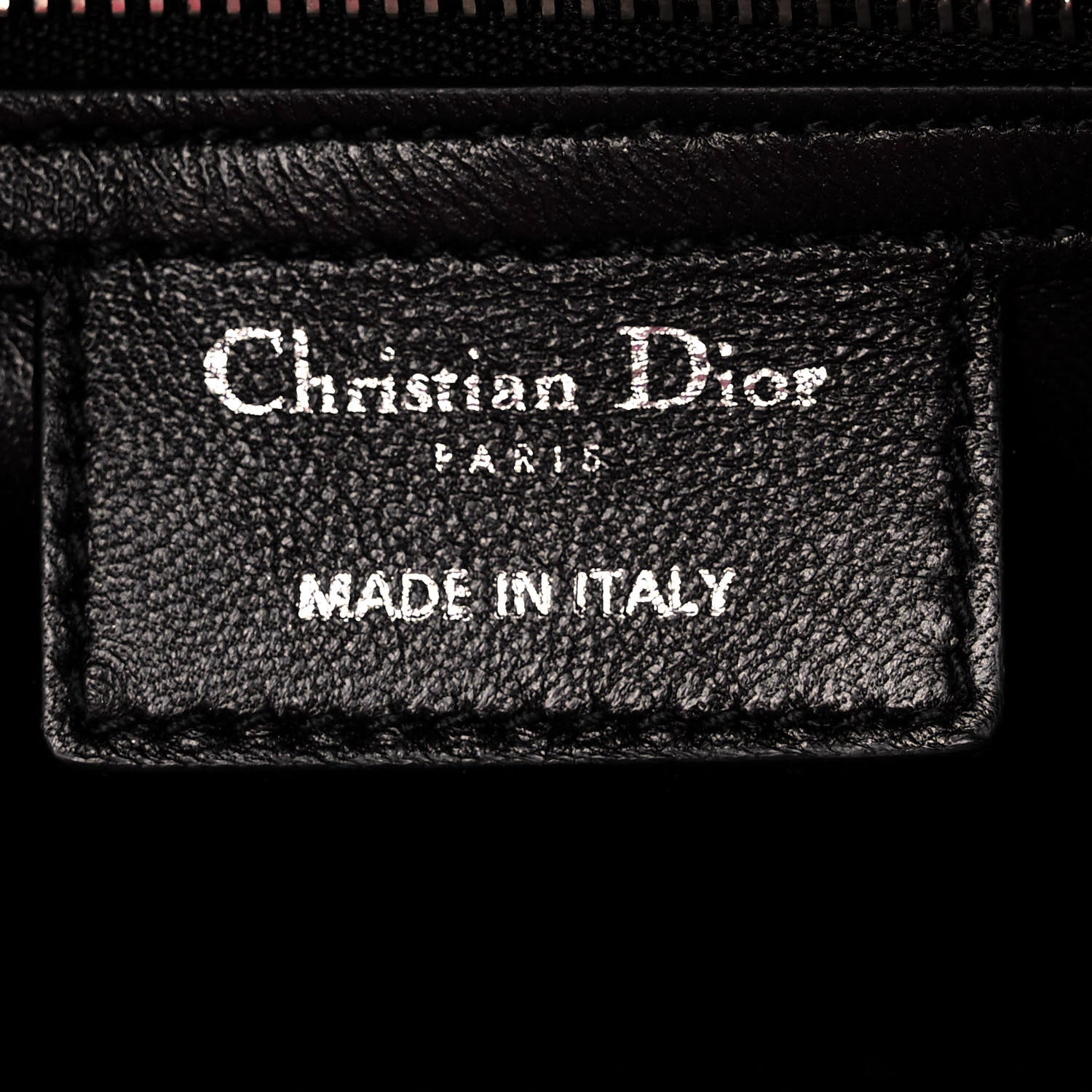 Christian Dior Calfskin Large Lady Dior Pockets Black 6 of 12