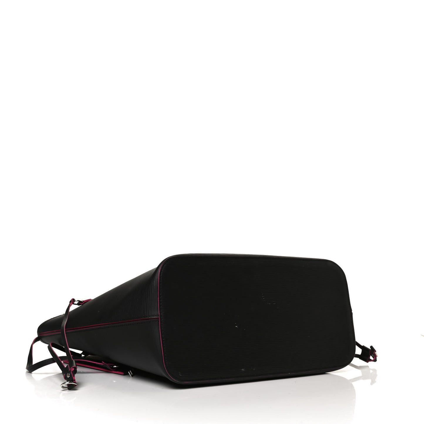 Epi Neverfull MM Black Hot Pink