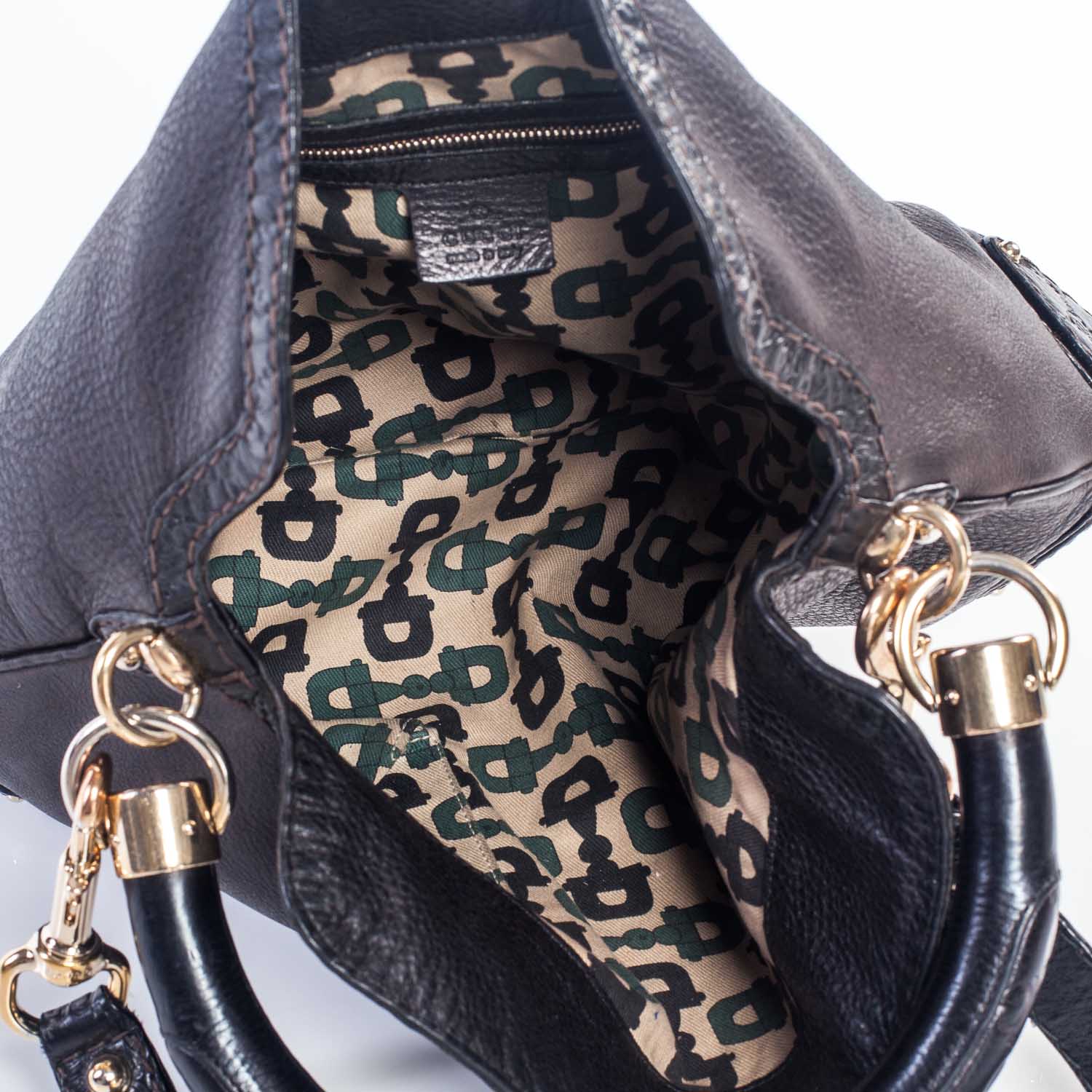 Gucci Leather Small Indy Black 8 of 8