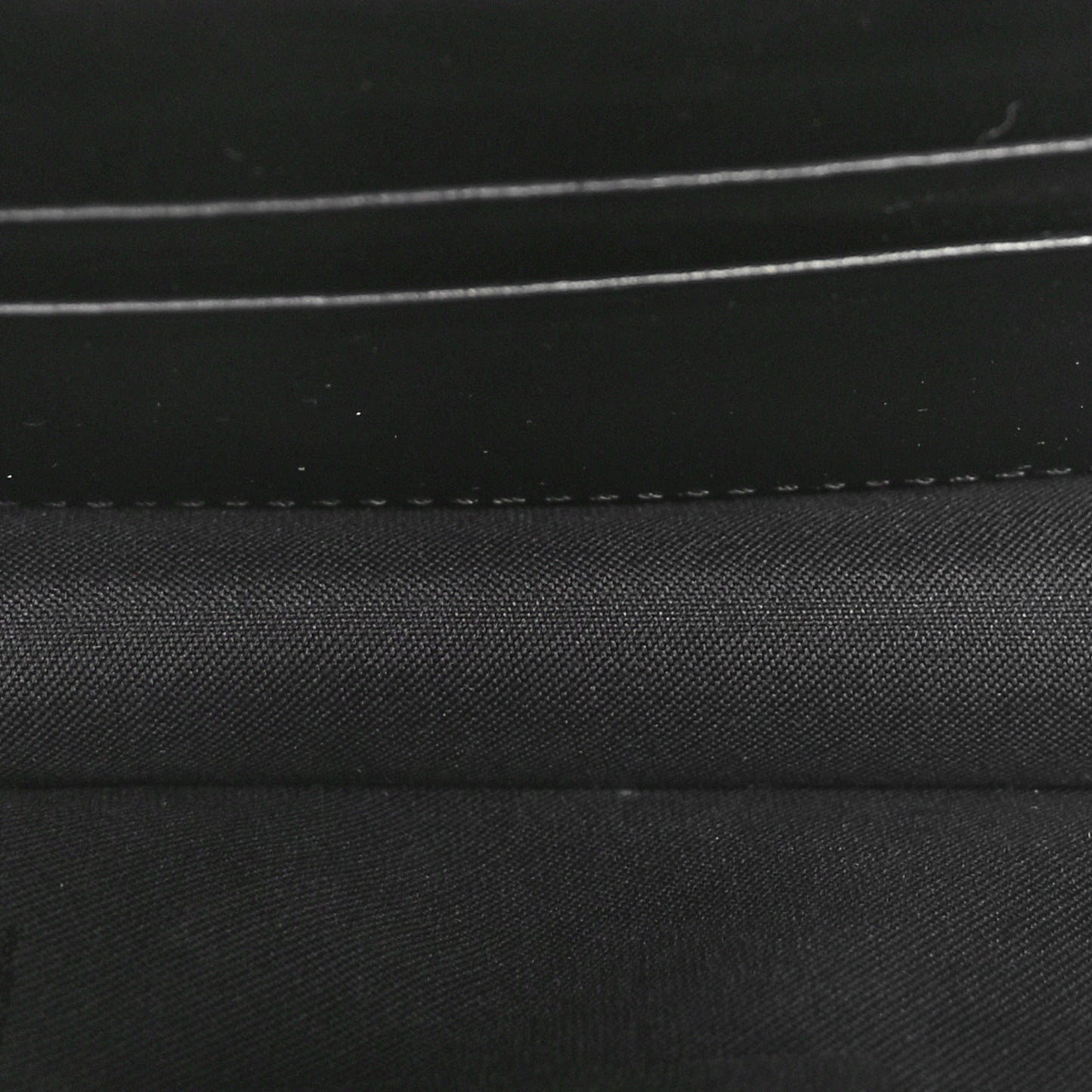 Vitello Cruise F is Fendi Bi-Color FF 1974 Embossed Envelope Belt Bag Maya Black