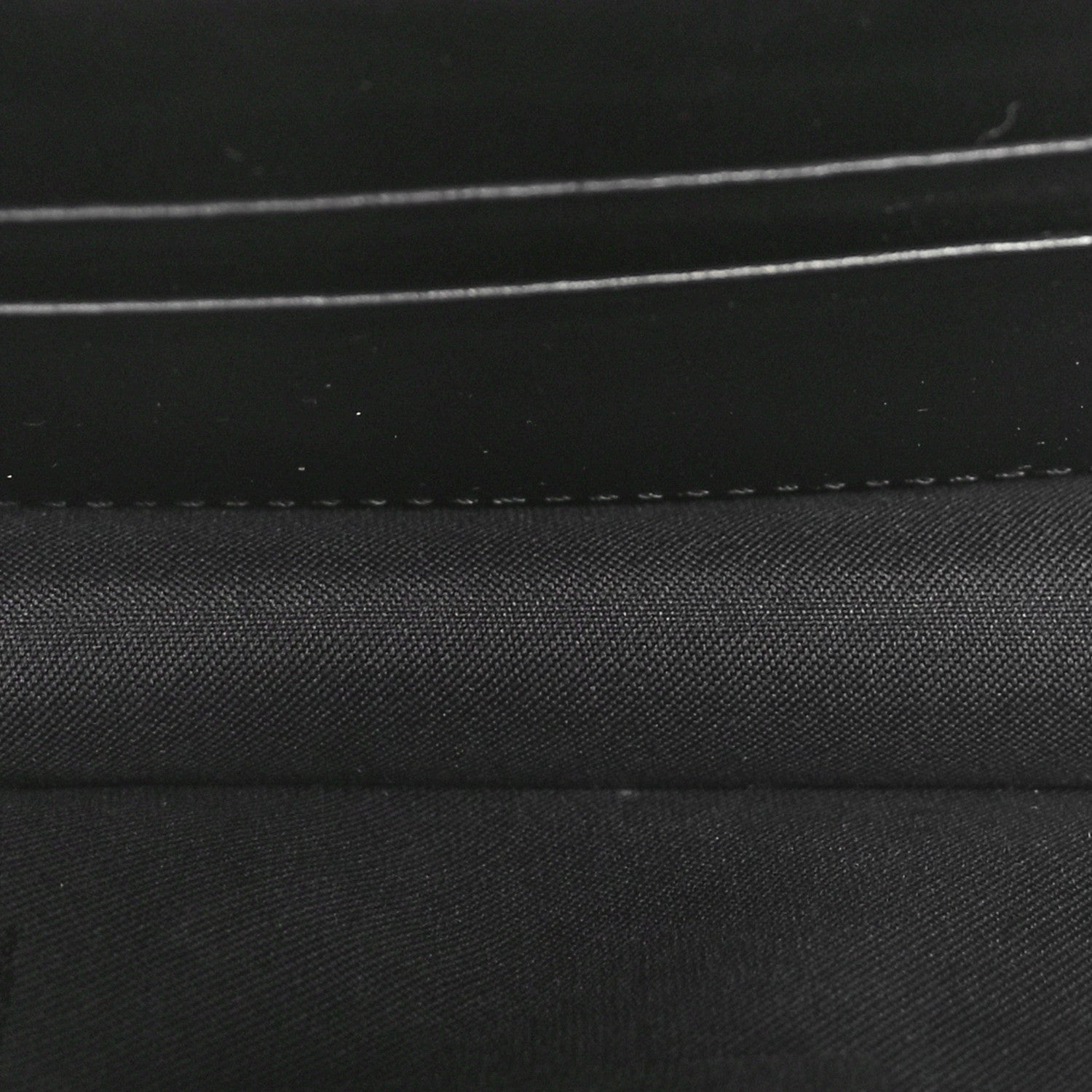 Fendi Vitello Cruise F is Fendi Bi-Color FF 1974 Embossed Envelope Belt Bag Maya Black 5 of 11