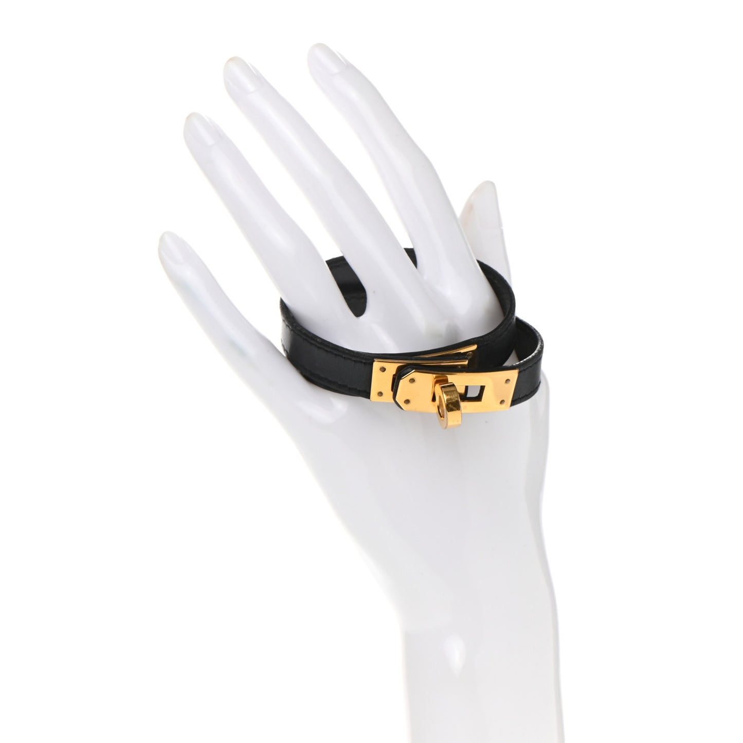 Box Kelly Double Tour Bracelet M Black