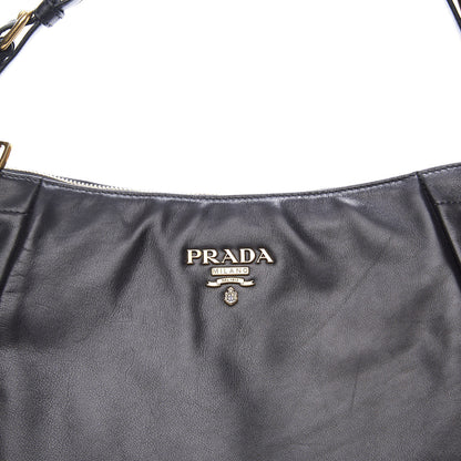 Prada Soft Calfskin Hobo Black 10 of 10