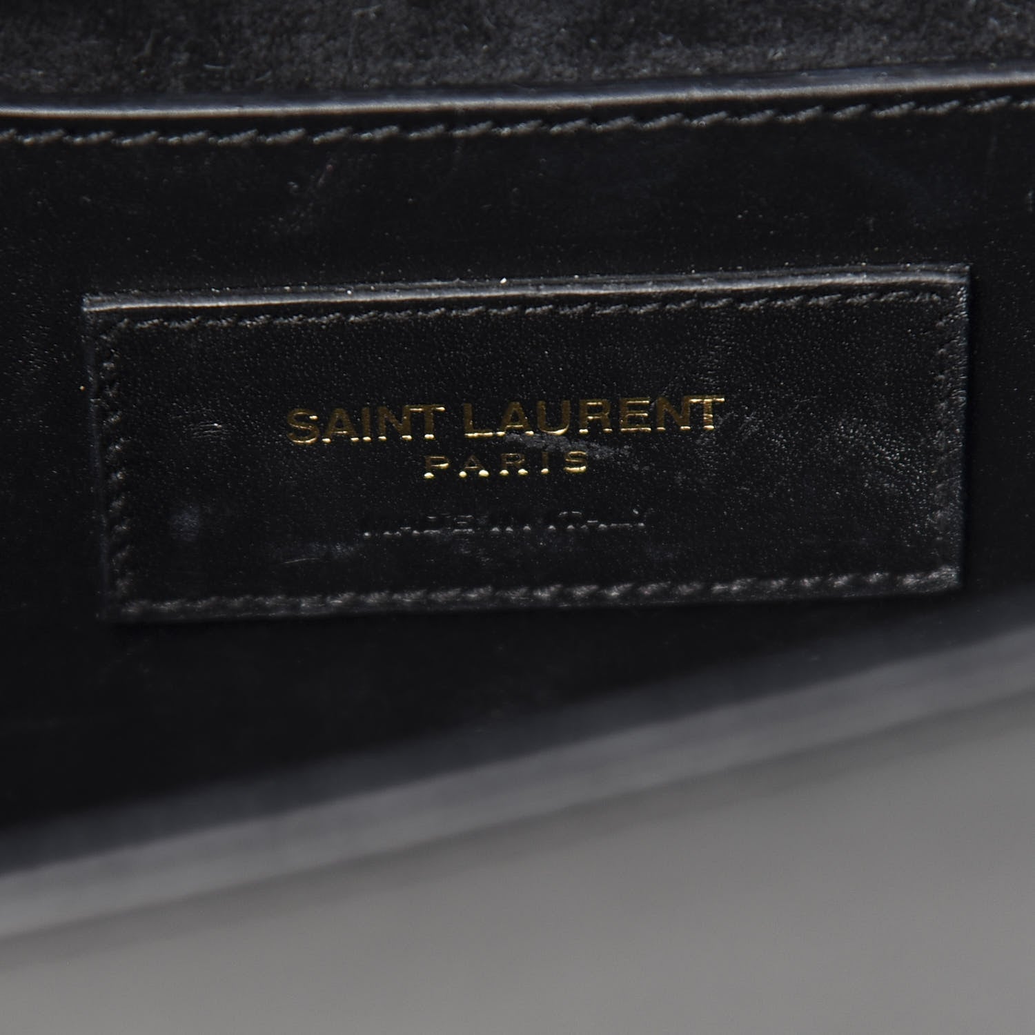 Saint Laurent Calfskin Small Classic Monogram Kate Tassel Satchel Black 5 of 8