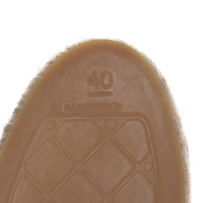 Chanel Lambskin CC Espadrilles 40 Black 7 of 10