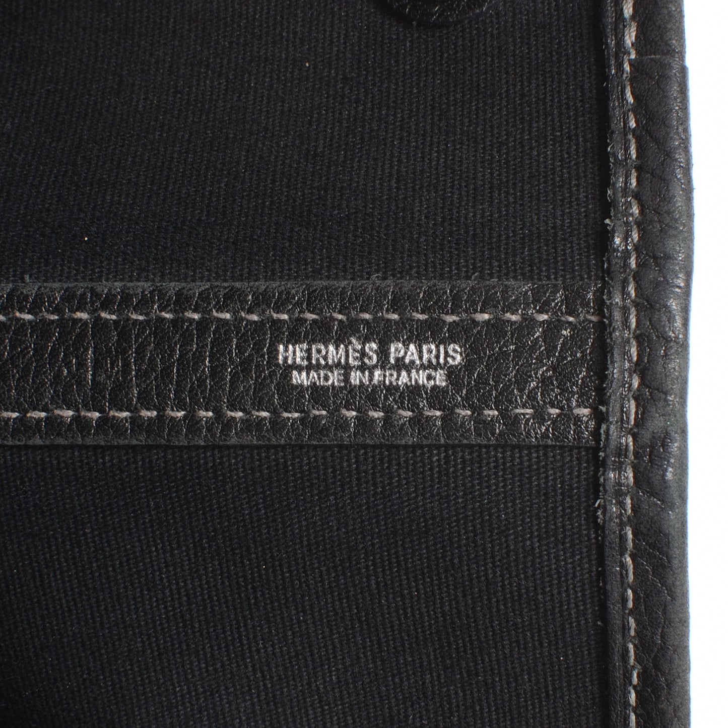 Toile Leather Garden Party MM Tote Black
