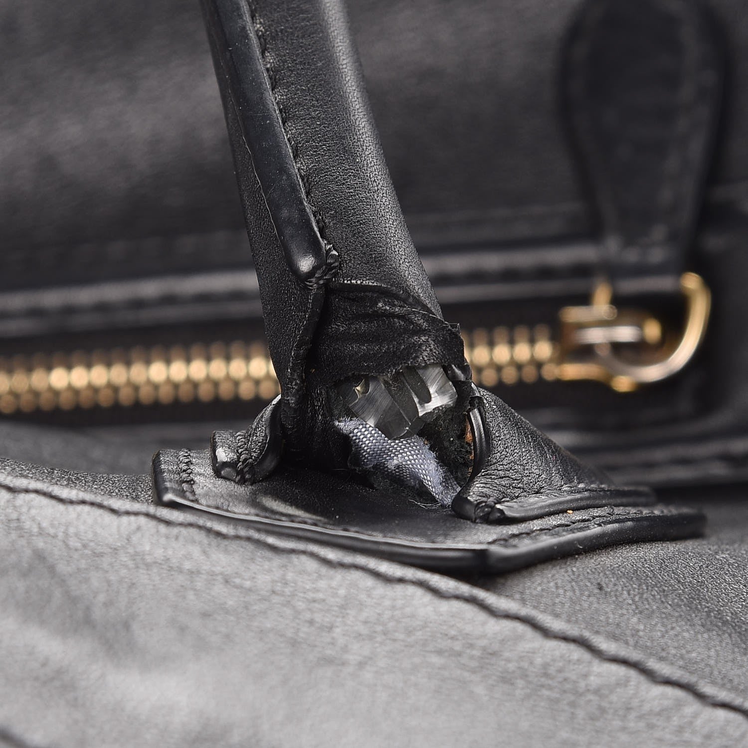 Celine Smooth Calfskin Mini Luggage Black 8 of 12