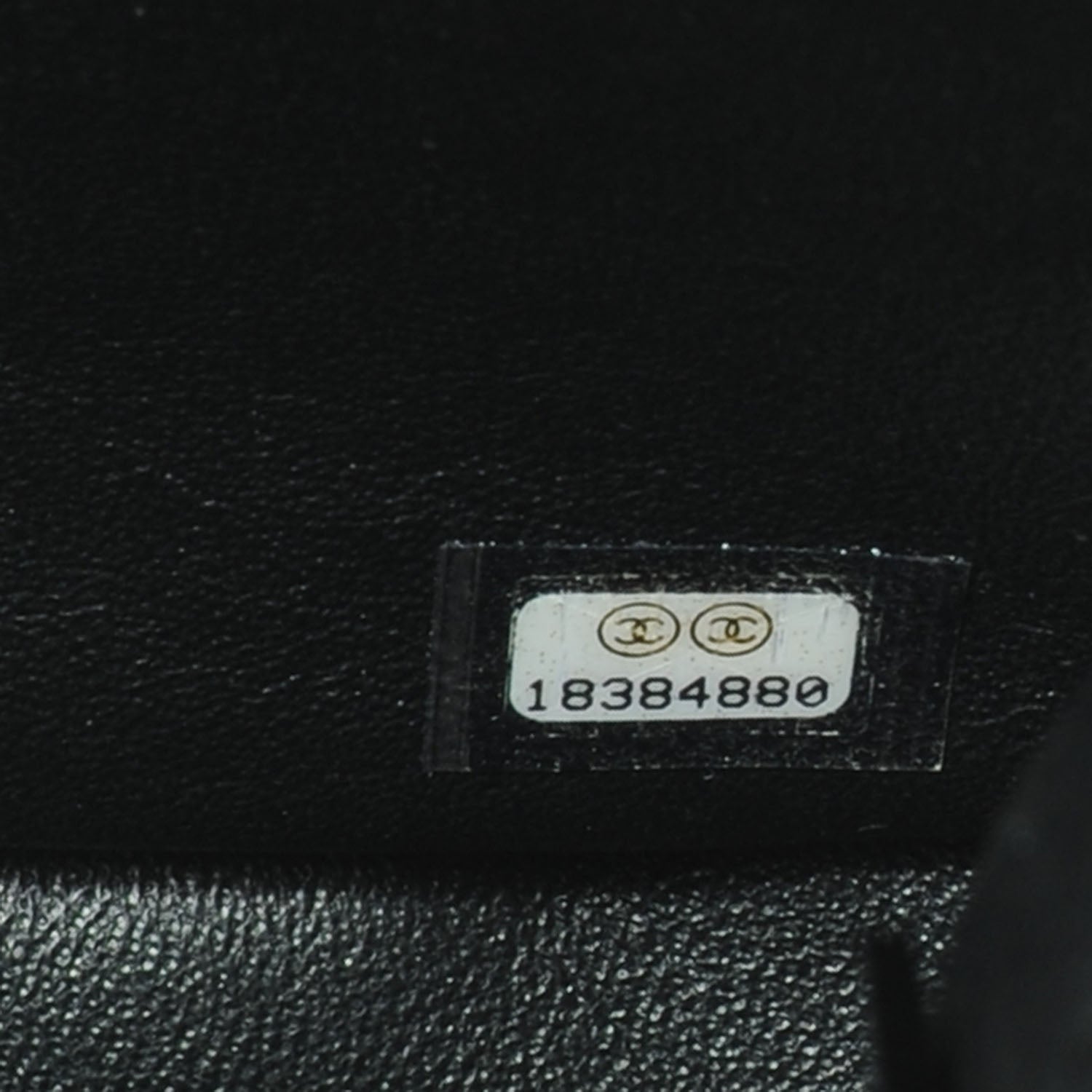 Chanel Lambskin Quilted Jumbo Classic Twist Flap Bag Black Beige 9 of 9