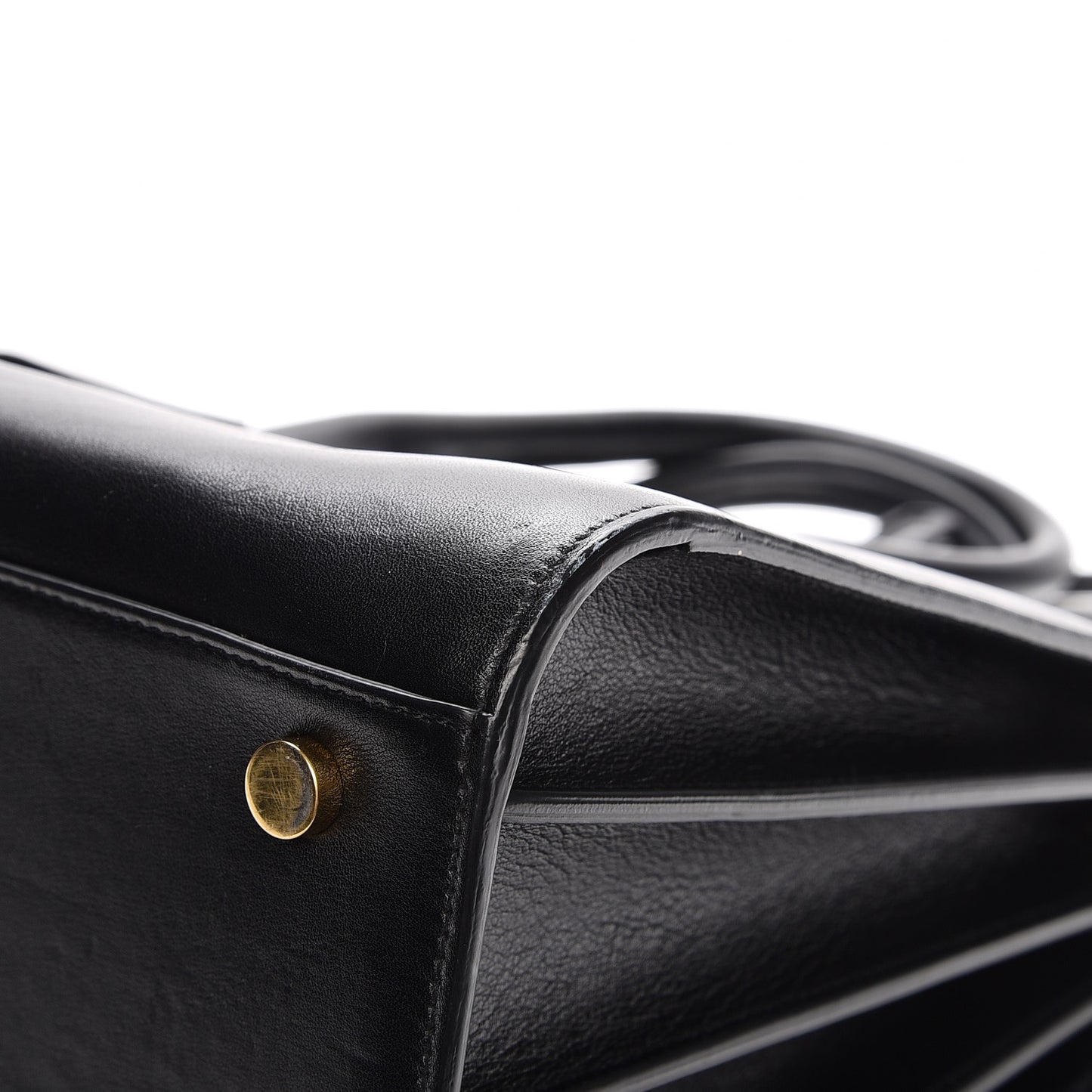 Calfskin Small Sac De Jour Black