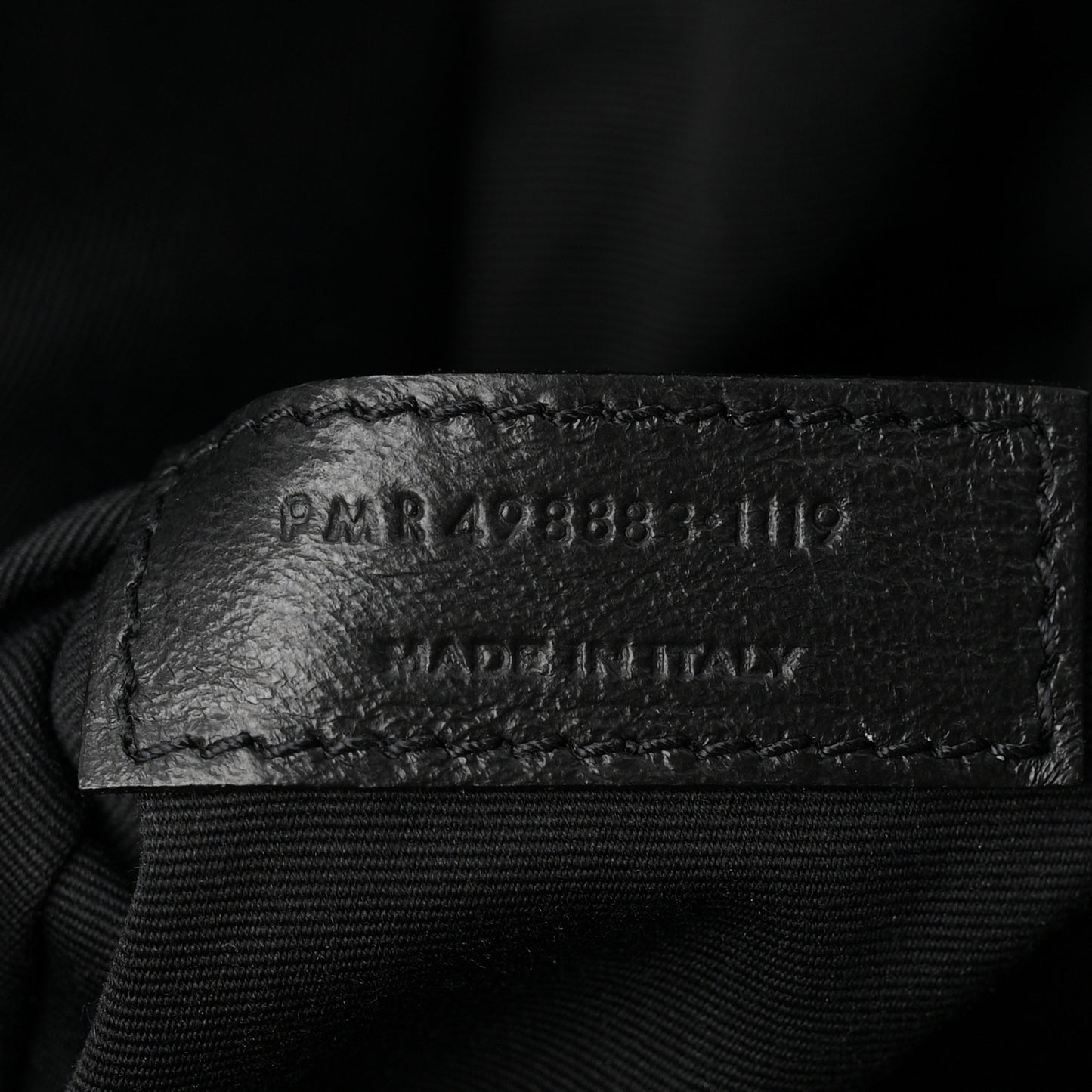 Crinkled Calfskin Matelasse Monogram Large Niki Chain Satchel Black