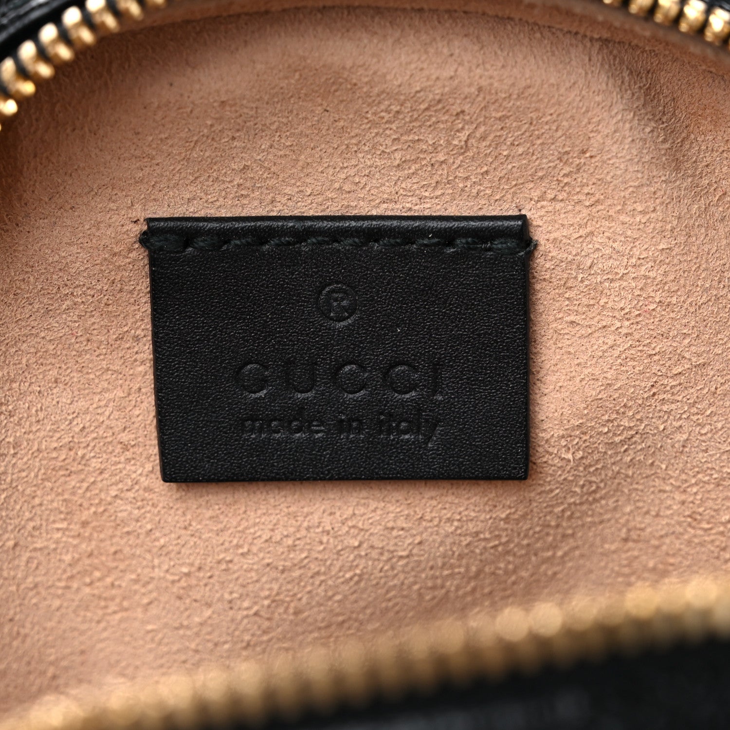 Gucci Suede Patent Web Mini Ophidia Round Shoulder Bag Hibiscus Red Black 6 of 10