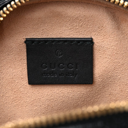 Gucci Suede Patent Web Mini Ophidia Round Shoulder Bag Hibiscus Red Black 6 of 10