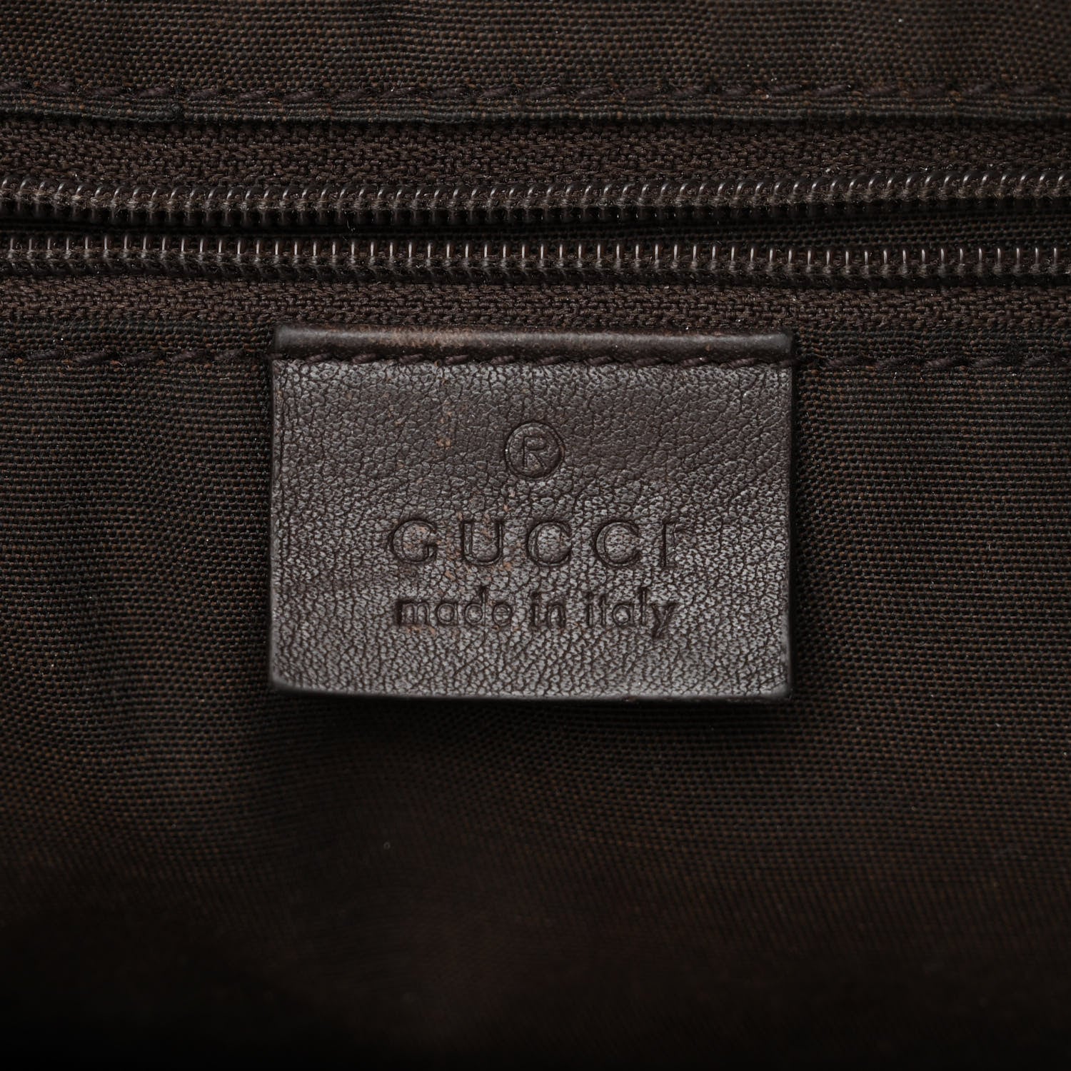 Gucci GG Plus Monogram Medium Flat Messenger Bag Dark Brown 6 of 10