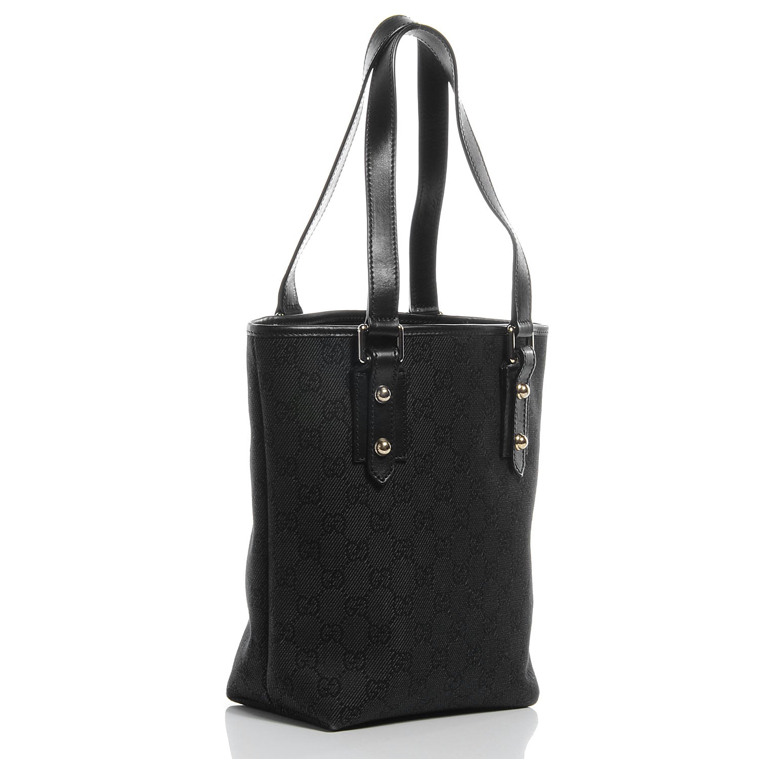 Gucci GG Monogram Small Jolicoeur Vertical Tote Black 3 of 7