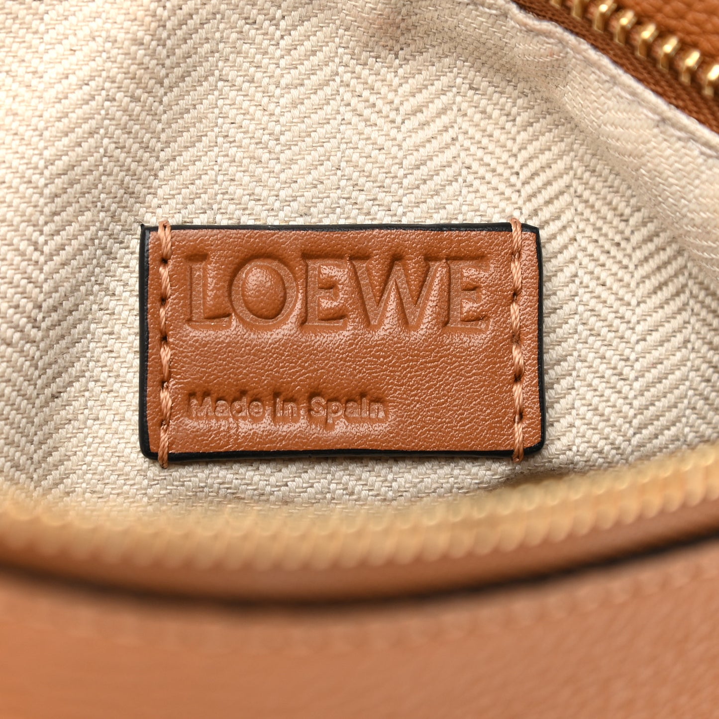 Calfskin Small Puzzle Bag Light Caramel