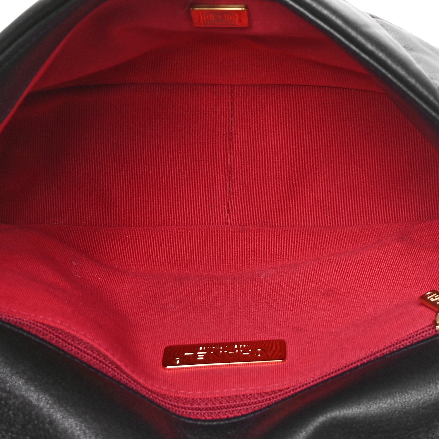 Chanel Lambskin Quilted Medium Chanel 19 Flap Black 5 of 10