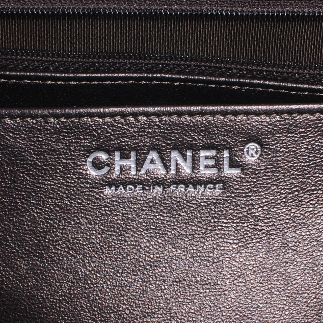 Lambskin Maxi Single Flap Flap Dark Grey
