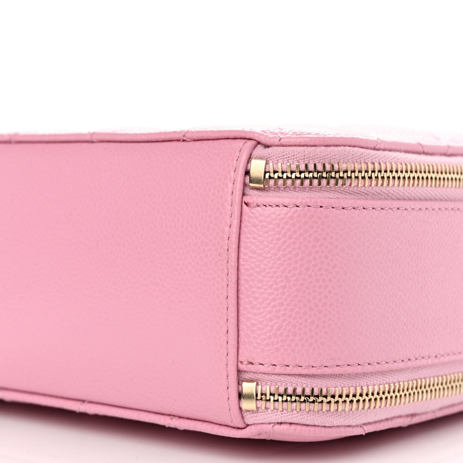 Chanel Caviar Quilted Pick Me Up Small Vanity Case Light Pink 10 of 12