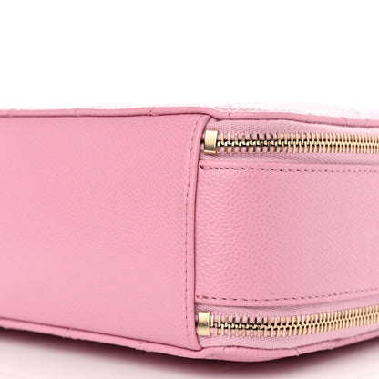 Chanel Caviar Quilted Pick Me Up Small Vanity Case Light Pink 10 of 12