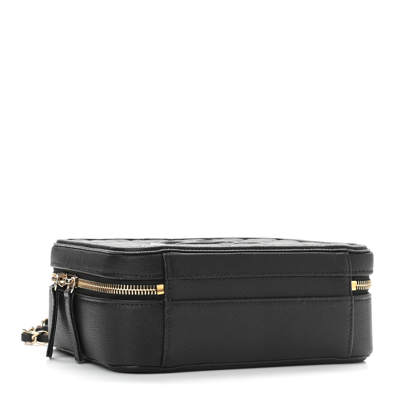 Chanel Caviar Quilted Medium CC Filigree Vanity Case Black 4 of 10