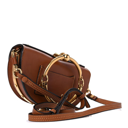Chloe Calfskin Small Nile Bracelet Minaudiere Bag Caramel 3 of 16