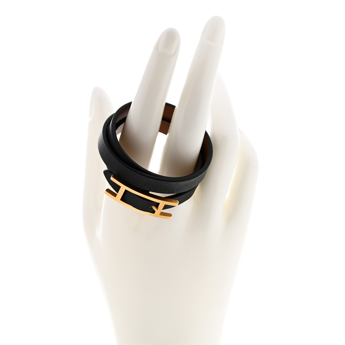 Chamonix Hapi 3MM Triple Tour Wrap Bracelet T6 Black