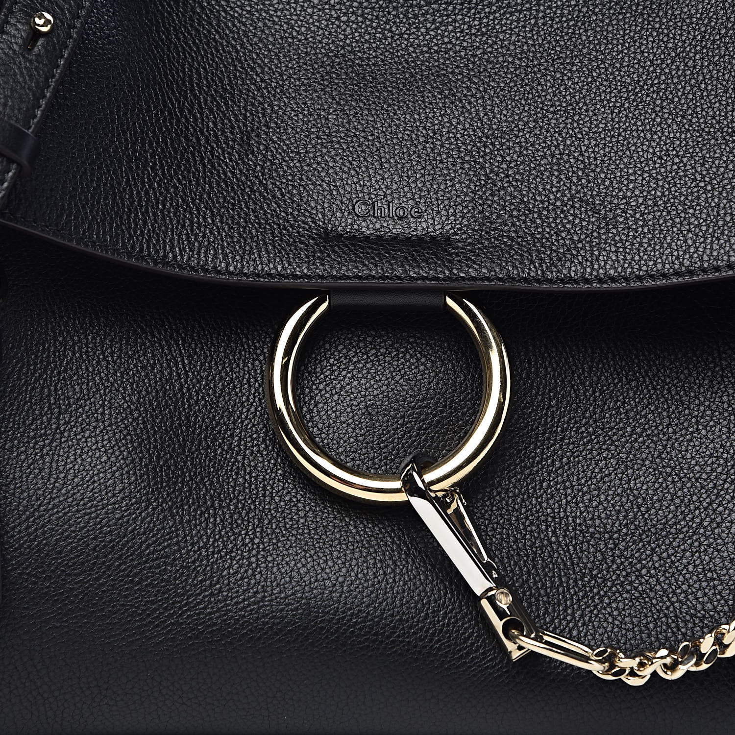 Chloe Calfskin Medium Faye Day Shoulder Bag Black 13 of 13