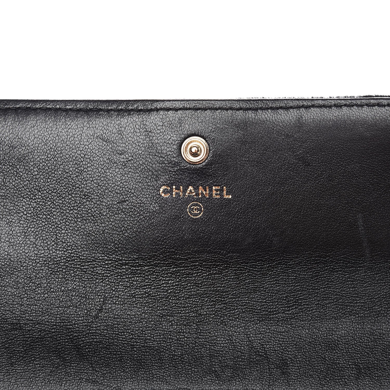 Chanel Velvet Boy Wallet On Removable Chain Black 6 of 14
