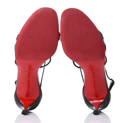 Christian Louboutin Patent Gwynitta 70 Sandals 35 Black 7 of 10
