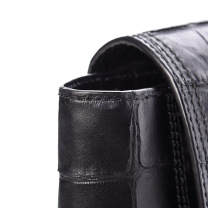 3.1 Phillip Lim 3.1 Calf Hair Calfskin Crocodile Embossed Medium Pashli Satchel Antique Grey Olive 14 of 22