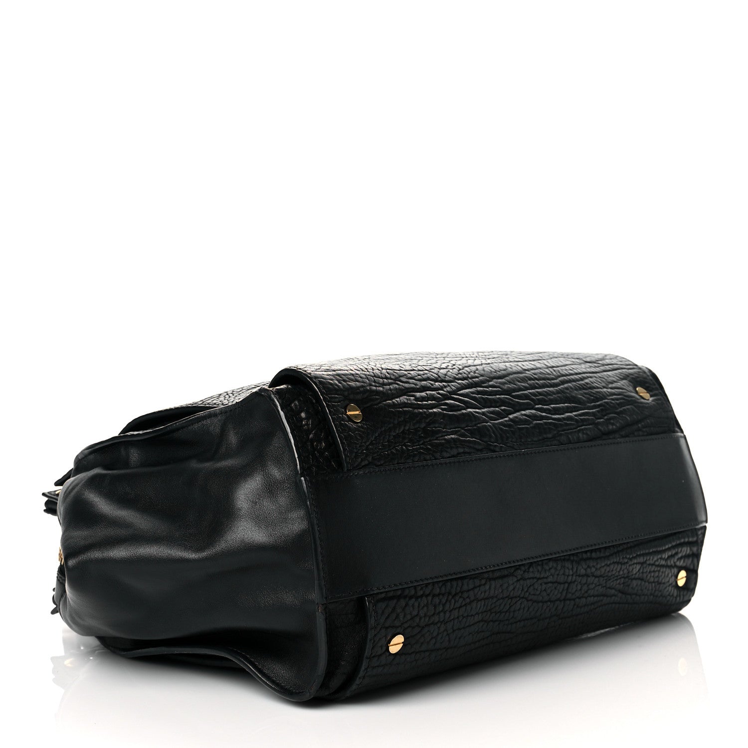 Chloe Pebbled Calfskin Dree Shoulder Bag Black 3 of 9